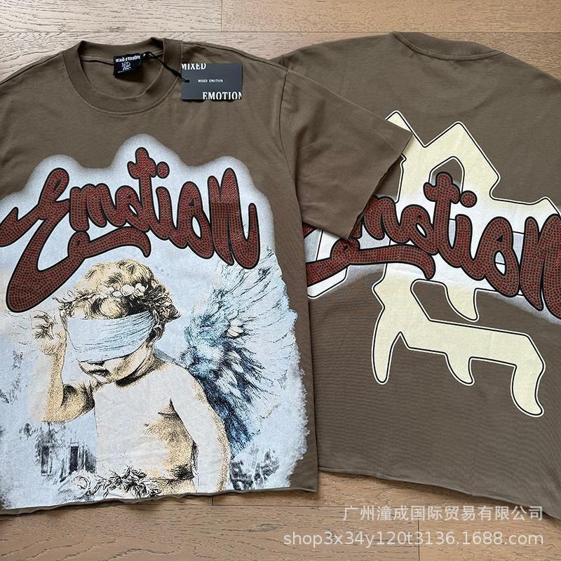 Unisex Oversized Streetwear Tee With Glitter Letter Print Breathable Cotton Blend Casual Top