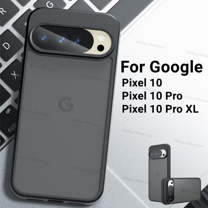 Чехол для Google Pixel 10 Pro XL Google Pixel 10 Pixel 10 Pro XL Накладка Бампер Роскошный Матовый ПК + ТПУ Ударопрочный Защитный Чехол