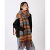 2024 New Scarf Winter Women'S Velvet Extended Warmth Luxury Fashion Versatile Internet Celebrity Girl Plaid