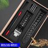 New Crocodile Leather Strap Genuine Alligator Watchband for Omega Longines IWC 20mm 22mm Butterfly Buckle Bracelet Black Brown