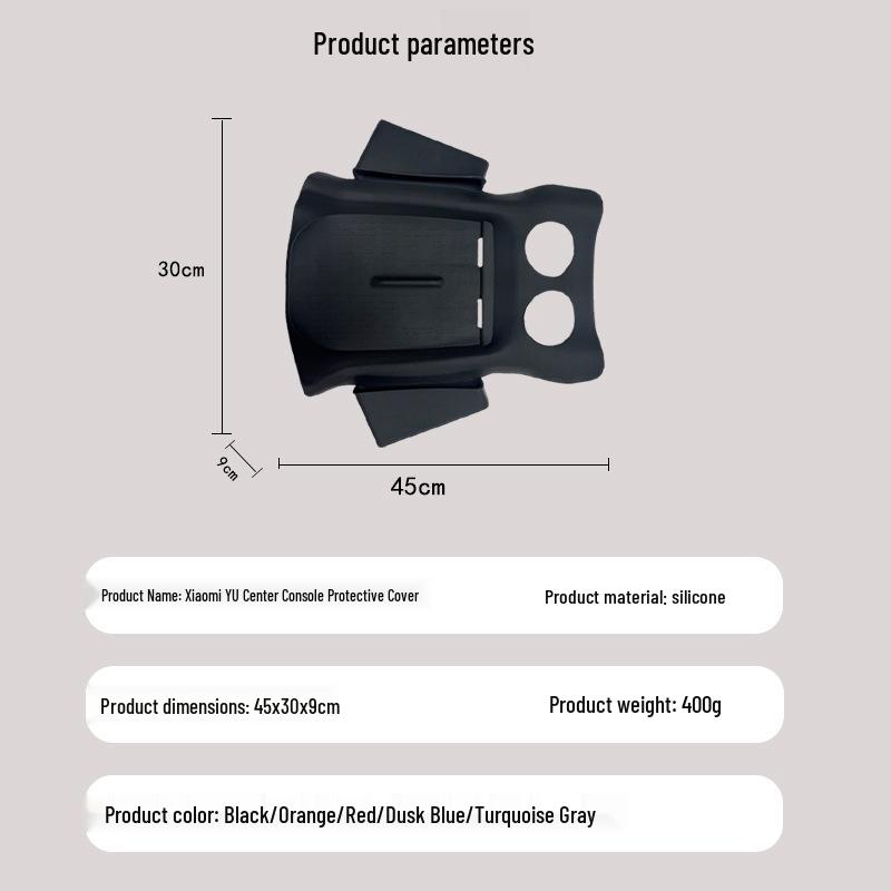 Беспроводная зарядная подставка Xiaomi yu7 со встроенной силиконовой защитной накладкой и боковым отсеком для хранения.