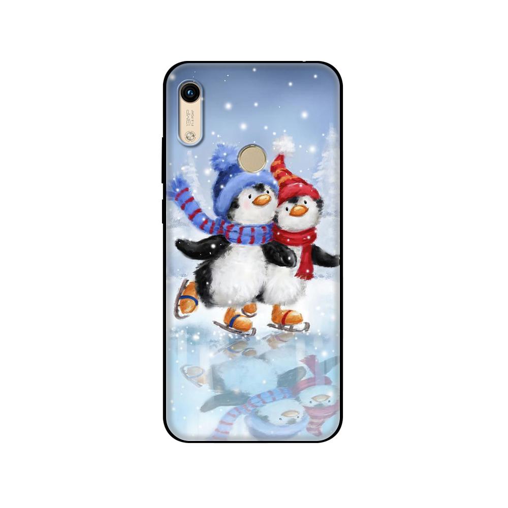 Черный чехол из ТПУ для Samsung Galaxy A50 50S A30S A10 A01 A11 A21S A31 A41 A51 A71 M21 M30S S10 LITE, чехол на Рождество и Новый год