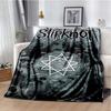 Heavy Metal Band Rap-Metal Music S-Slipknot Album Cover Printed Blanket Flannel Soft Warm Sofa Bed Portable Office Gift Blanket