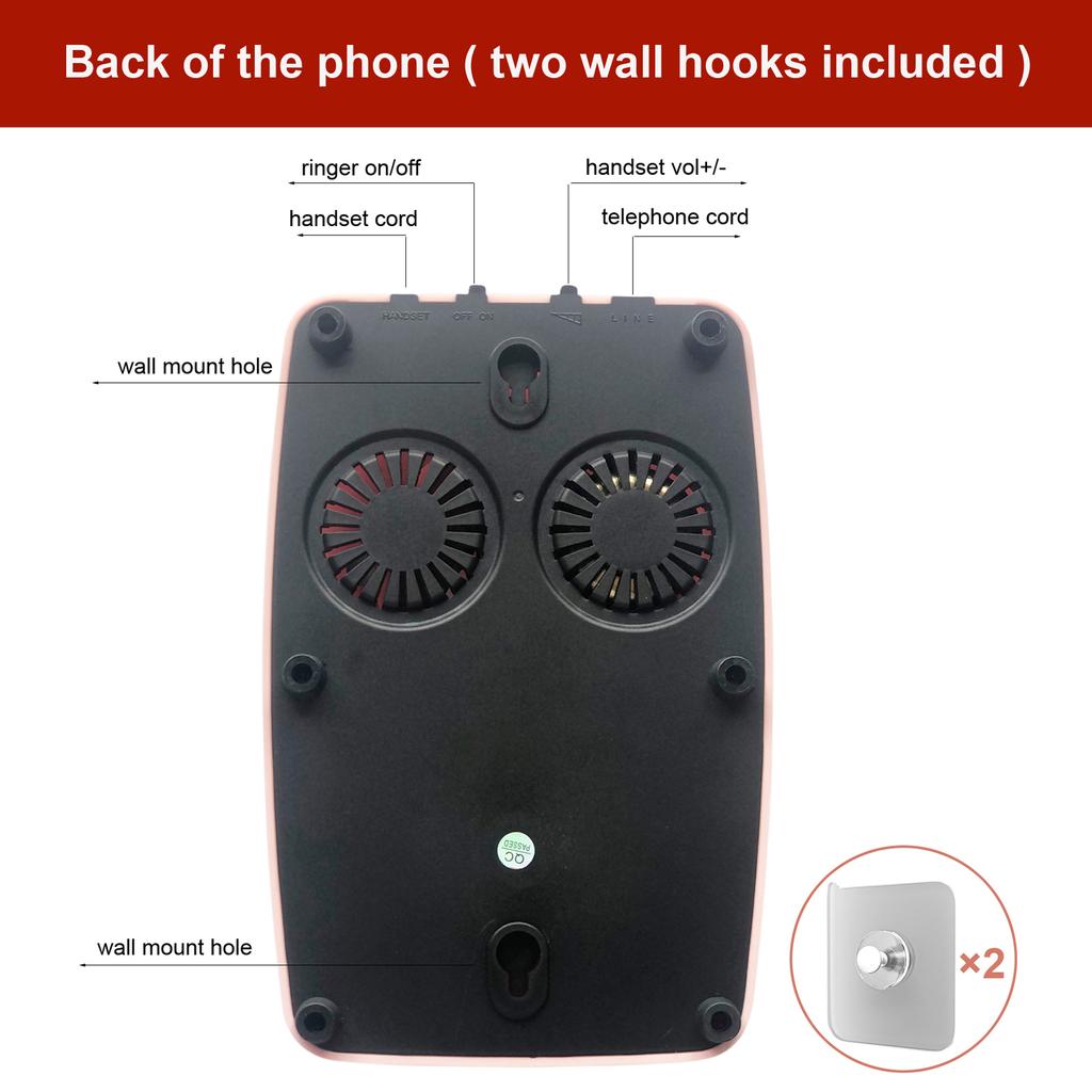 Настенный телефон, Проводной стационарный телефон для дома, Настенный ретро-телефон, Старомодные антикварные телефоны 1960-х годов