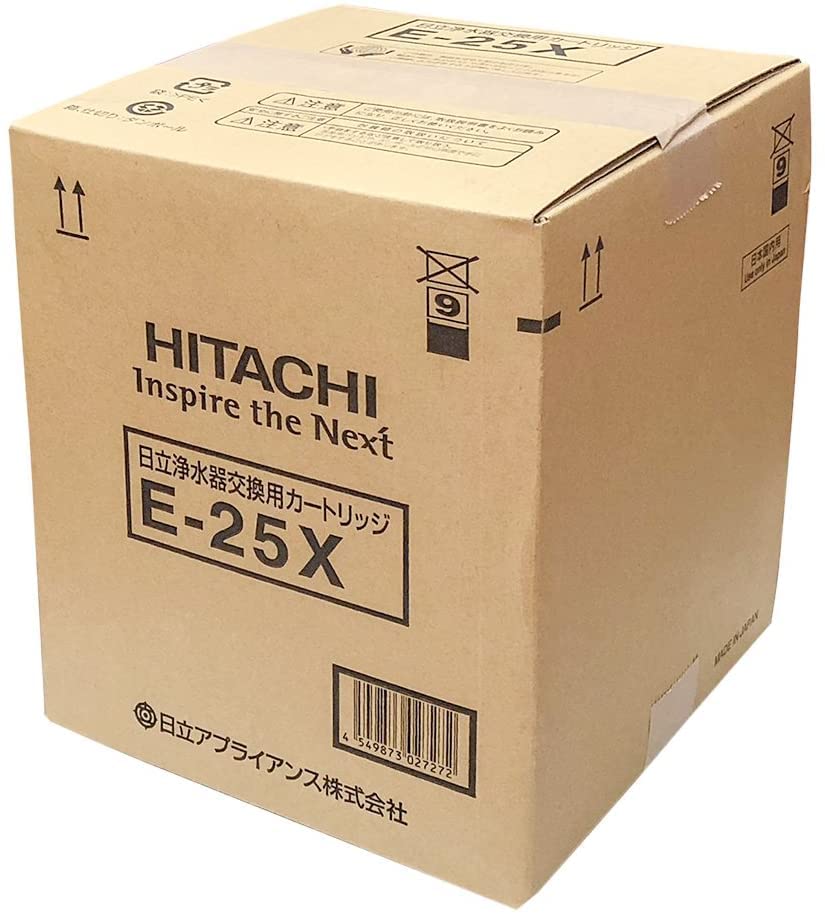 Hitachi water purifier cartridge with E-25X (compatible PE-25W, PE-25V, PE-25NS, PE-25S)