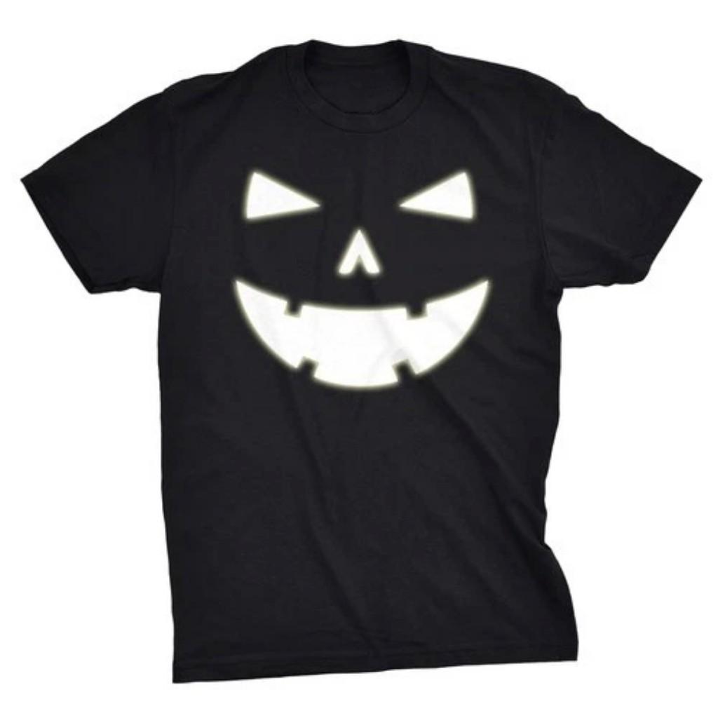 Happy Tooth Pumpkin Face Halloween Tee Sizes S-5XL