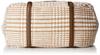Шерстяная клетчатая сумка-тоут размера S бежевого цвета [Isaac] Bag, S, Y72-09-01,