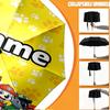 Custom Name Personalized Anime Print Umbrella, Auto Open Close, 8‑Rib Sturdy Frame, Commute Camping Hiking Use, Birthday Gift