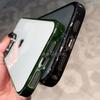 Plating Bumper Silicon Clear Case For iPhone 16 15 14 13 11 12 Pro Max Mini XR X XS Plus Purple Soft Shockproof Cover