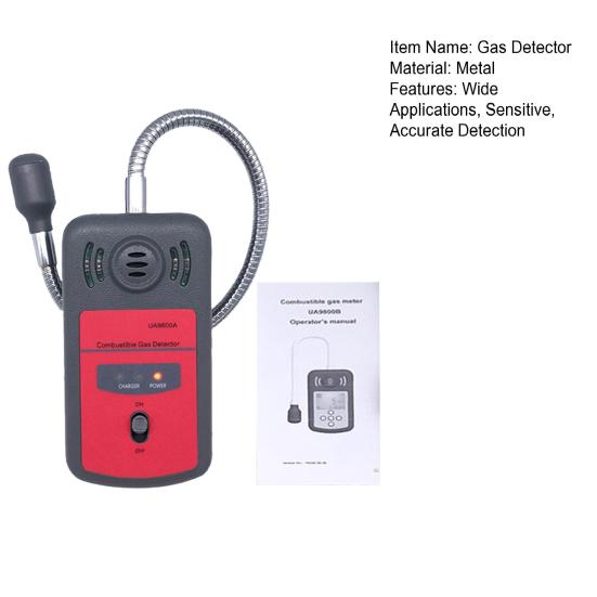 1 комплект, детектор природного газа, точная громкая сигнализация, портативный тестер горючих газов, сниффер для дома