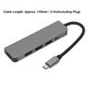Хаб 5 в 1 Type C Type C на HD мультимедийный интерфейс USB3.0 2 USB2.0 USB C PD Поддержка 4K 30 Гц Подключи и работай USB C хаб