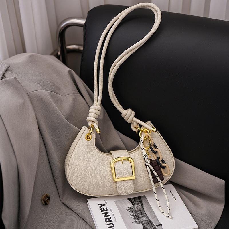 Женская сумка премиум-класса в иностранном стиле 2025 новая универсальная нишевая сумка на одно плечо/подмышку весенне-летняя сумка-пельмень