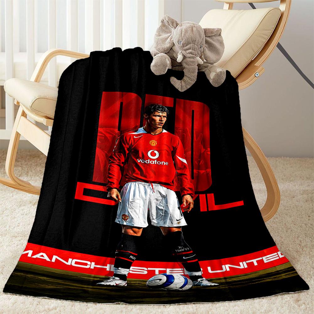 Cristiano Ronaldo Blanket Warmthful Decor Great For Sofa Office Bed For All Seasons Modern Style Perfect Gift For Relatives And Friends