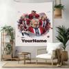 Haaland Custom Your Name Wall Decor Tapestry Art For Pet Memorial Birthdaywedding Party Backdrop Family Gift