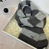 Versatile Casual Warm Contrast Color Scarf Student Knitted Striped Color Matching Korean Couple Scarf