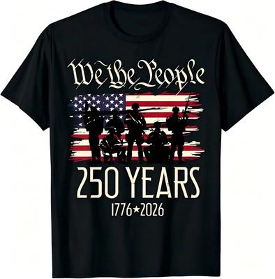 250 лет флагу США 250-летие Американский День Рождения США Футболка