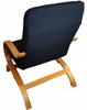Finka Armchair Cover, Finnish, Black Jacquard