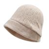 Autumn and winter new knitted warm fashion heavy leaf pattern hollow casual pile hat children's pullover confinement hat