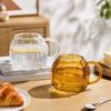550ML Pumpkin Water Cup Leaf Printed Coffee Cup Gifts Pumpkin Mug  Restaurant