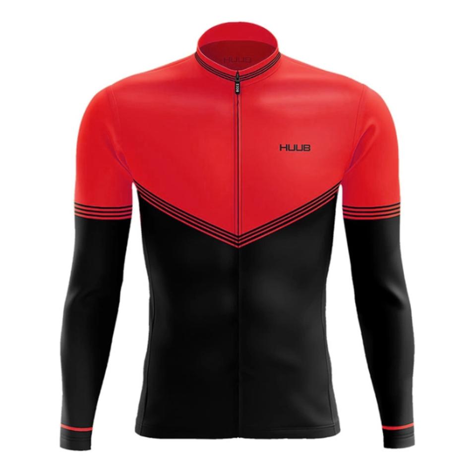 HUUB Team Autumn Cycling Jersey Men Long Sleeves Peo Cycling Clothing MTB Maillot Ropa Ciclismo Bike Sports Uniform