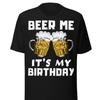 Funny Birthday Drinking Shirts Beer Me Its My Unisex Bella Canvas T Shirt Vintage Washed Comfortable Streetwear Versatile