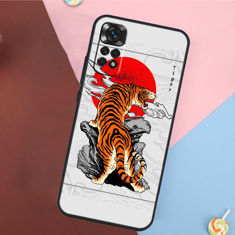 Модный Чехол-Картина с Животным Тигром Для Xiaomi Redmi Note 13 14 Pro 12 11 9 10 9S 10S 11S 12S Redmi 14C 10C 12C 13C