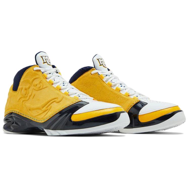 Jordan Баскетбольные кроссовки Air Jordan 23, износостойкие, высокие, унисекс, желтые FV1334-700