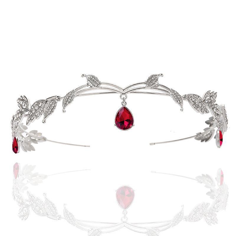 Simple Elegant Water Drop Crown Headpiece , Unique Design Fashion Forehead Jewelry for Women