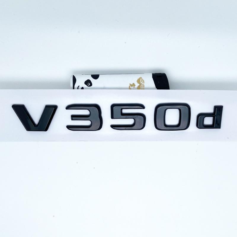 3D Letters V260L V220d V250d V300d Emblem for Mercedes Benz V W447 Car Fender Badge Trunk Nameplate Logo Sticker XC7