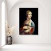 Canvas print, Lady with an ermine - Da Vinci reproduction