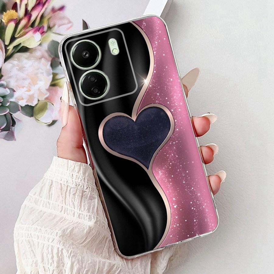 Для Xiaomi Poco C65 C 55 C 65 PocoM6 Pro 4G Чехол для телефона Милые Девушки Мультяшные Чехол Силиконовый Мягкий Прозрачный Бампер Оболочки 2025