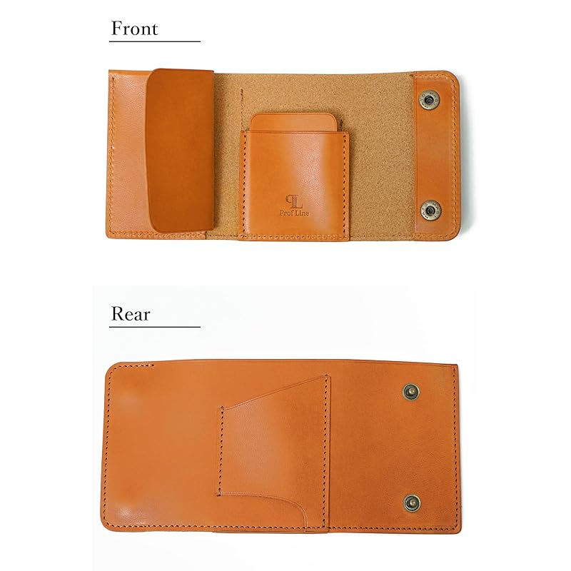 Yamabuki Tochigi Leather Trifold Wallet Men's Ladies Trifold Wallet Folding Wallet Short Wallet Mini Wallet Compact Genuine Leather Leather Thin Large