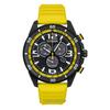 Brycen Chronograph Silicone Strap Black Dial Eco-Drive AT2585-08E 100M Men's Watch