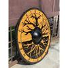 Medieval LARP SCA Warrior Wood & Steel Viking Round Shield Armor Templar Shield