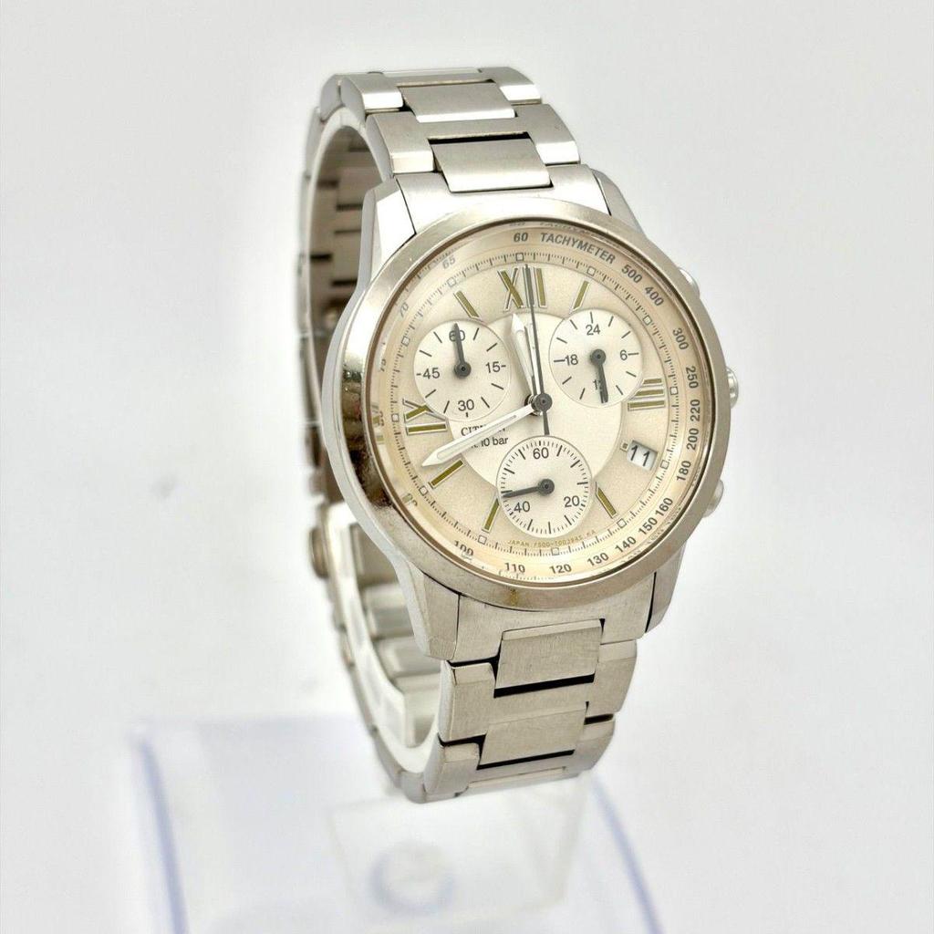 Б/у [Новая батарея] Женские часы CITIZEN xC Cross Sea Хронограф F500-T002382 2D1673
