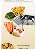 Fully Automatic Commercial French Fry Cutter: Electric Potato Cutting Machine