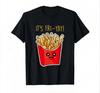 Funny French Fries Design for Men and Women, Potato Lovers T-shirt Summer Fashion Women's Clothing