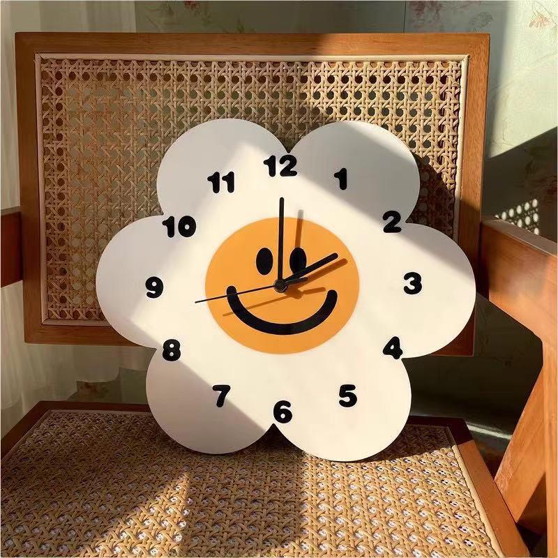 Sunflower Silent Wall Clock - Decorative Living Room Clock