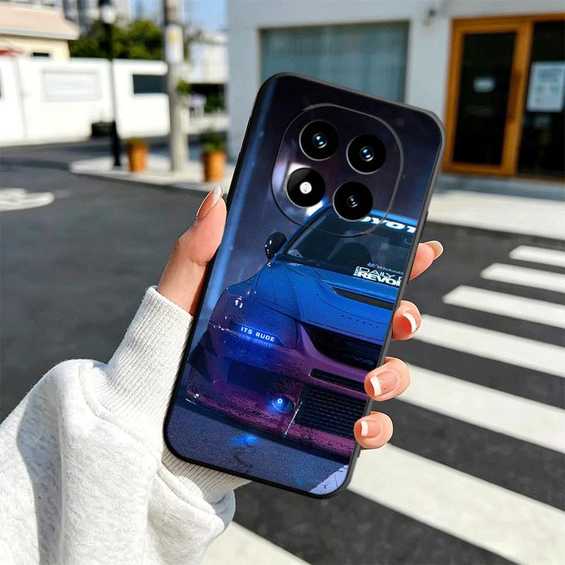 Japan JDM Sports Cars Theme Soft Phone Case for Xiaomi Redmi Note 12 13 14 15 Pro Plus 11 12S 11S 11T 10 4G Black Cover Back She