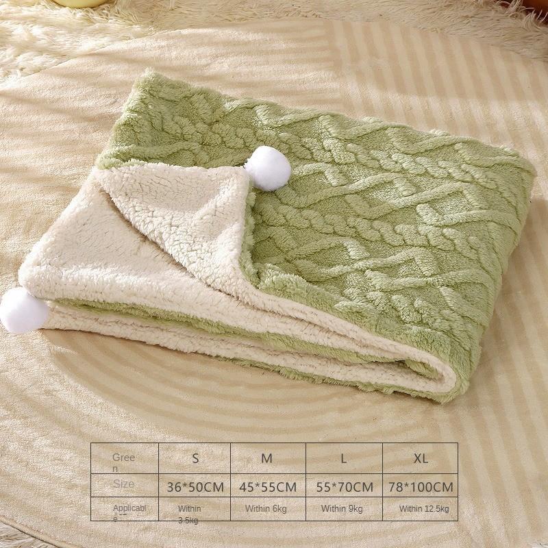 Thickened Round Semi-Enclosed Pet Bed Cats Dogs Winter Warm Washable Indoor Nest