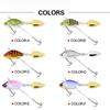 Rotating VIB Vibration Bait 44mm Sequins Pesca Lure Fishing Tackle Spinner Fishing Lures  Fishing