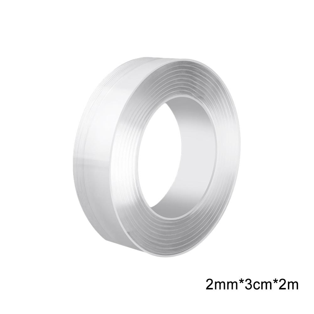 1/2/3/5 м Многоразовая Двусторонняя Клейкая Нано Бесследная Лента Съемная Наклейка Моющаяся Клейкая Петля Диски Завязка Клей Защита от царапин