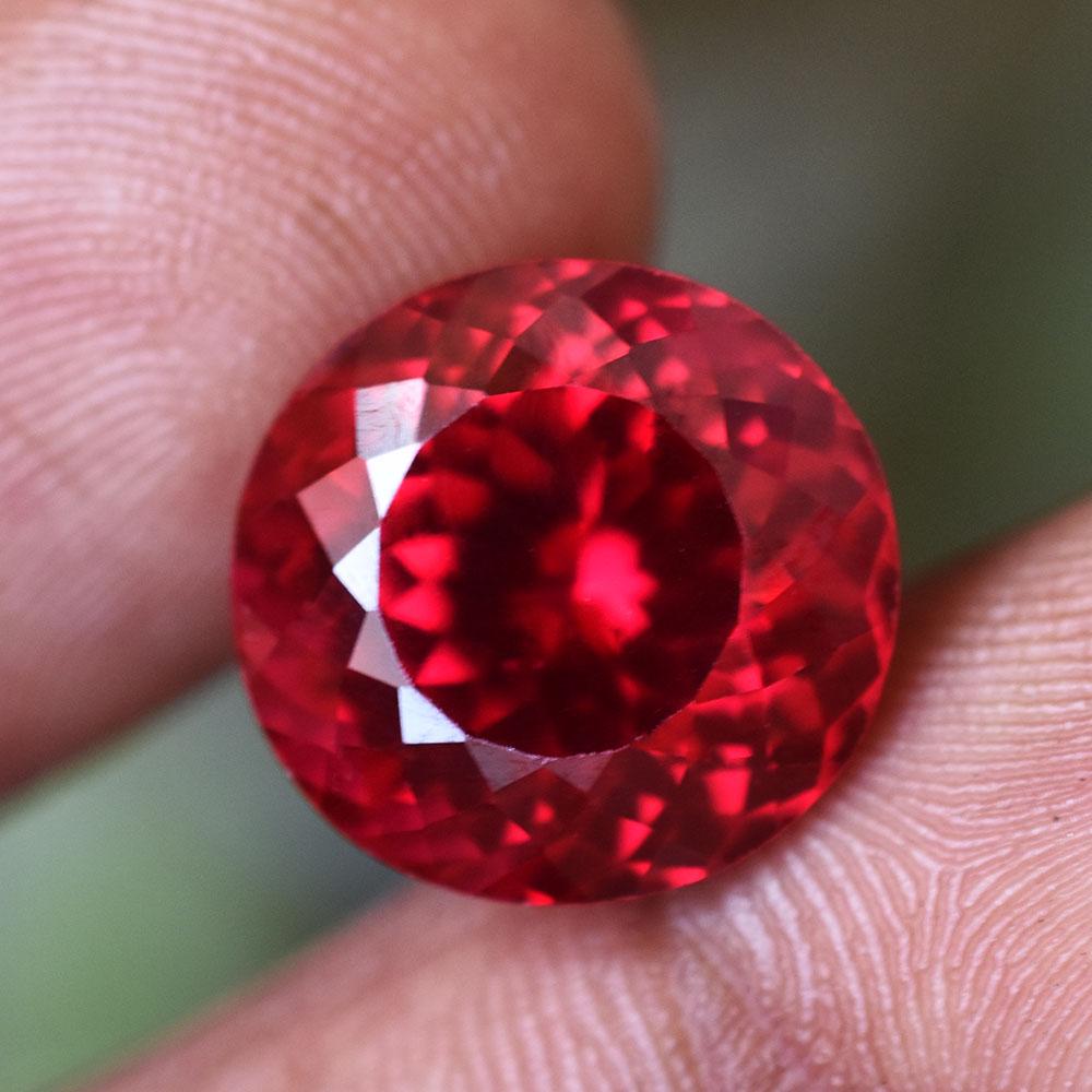A++ Quality Natural Red Ruby 13 Ct Round Shape   Rare Loose Gemstone