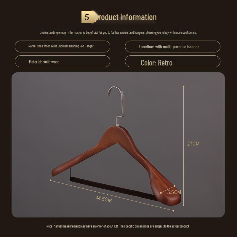 Премиальные вешалки из массива дерева для свадебных платьев - Широкие плечи, Без следов и выпуклостей