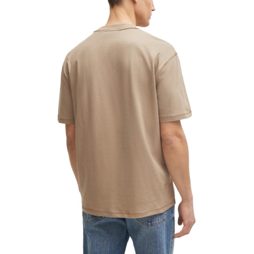 Hugo Boss Футболка мужская SS24 Бежево-желтая 50509452-246