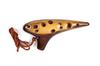 TNG Ocarina, 12-Hole, Soprano C, Available In 6 Colors, Single SC (with Strap), Premium Quality, Glazed Yellow