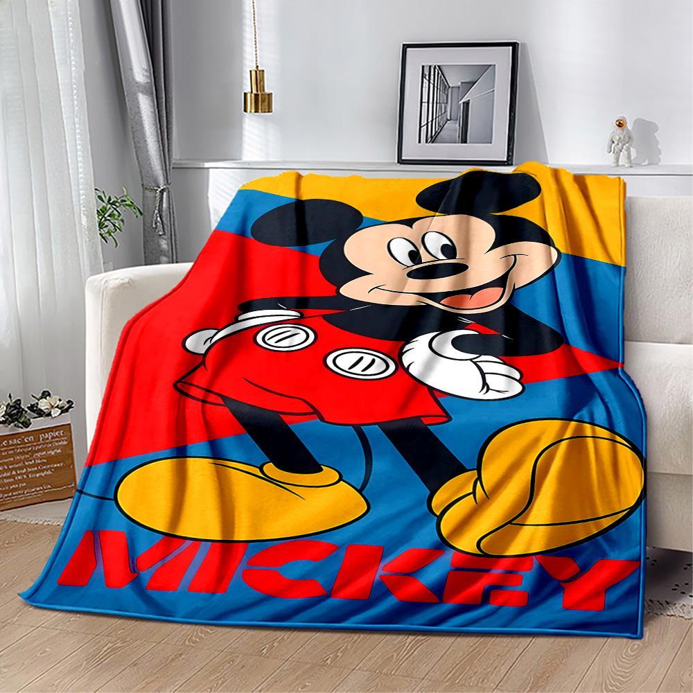 Mickey Mouse Adventures Blanket Comfortable Suitable for Livingroom Sofa Office Chair for All Occasions Modern Gifts For Family Or Friends
