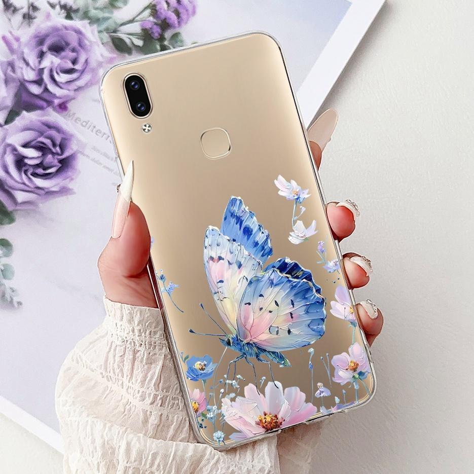 Чехол для Vivo V9 Youth 1727 1726 Милый Чехол с Рисунком Сердечка Мягкий Тонкий Чехол для Телефона Для Vivo Y85 Y89 V 9 Youth VivoV9 6GB Fundas