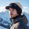 Windproof Cycling Beanie Thick Ear Flap Hat New Men's Knit Hat  Winter