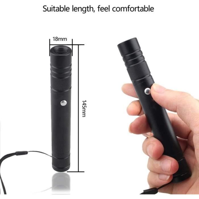 Лазерная указка - ЗЕЛЕНЫЙ - 1 мВт - Longue Portée 10 км - USB для зарядки - Nouveau Modele